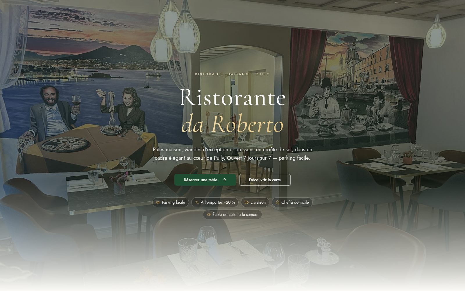 Réalisation Grindly — Da Roberto
