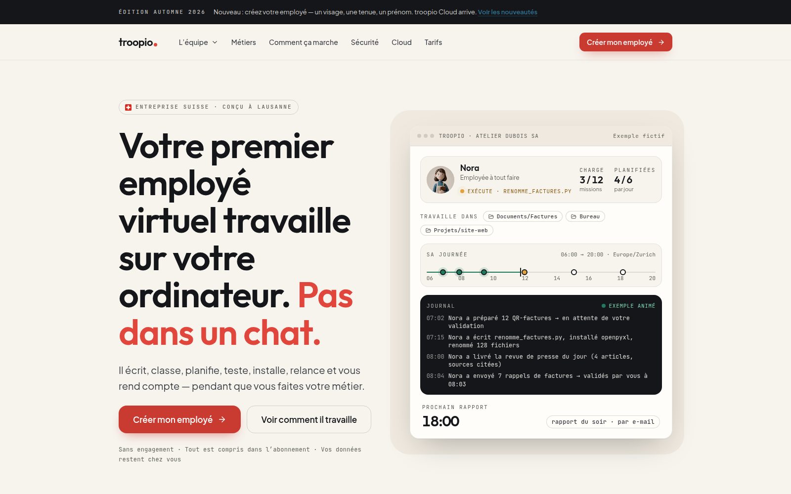 Réalisation Grindly — Troopio